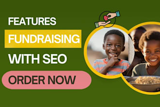 non profit website, ngo, donation, charity website on wordpress wix godaddy