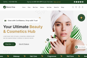 build squarespace skincare website beauty spa cosmetic website makeup website