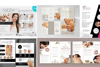 design your medspa aesthetic clinic marketing material