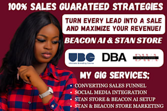 create stan store, beacon ai store setup, boost master resell rights sales
