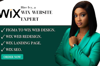 figma to wix website design wix website redesign wix website development
