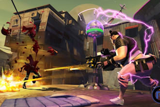 develop motive multiplayer mobile game, pvp battle games, blueprint scripting