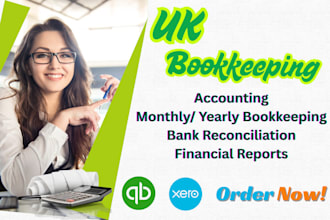 manage UK accounting and bookkeeping services in quickbooks