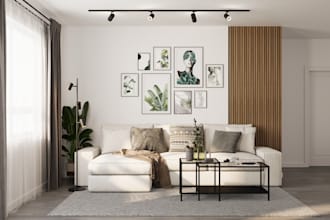 design living room, bedroom, home office with ikea furniture