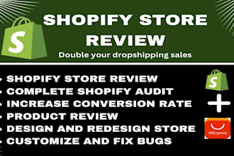 do shopify store cro review, audit, redesign to skyrocket conversions