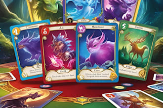 design custom physical or digital card games with unique artwork