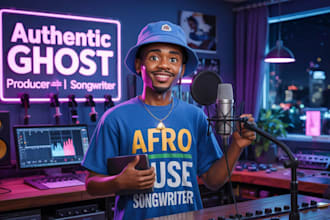 do authentic ghost producer afro singer songwriter edm reggae afro house song