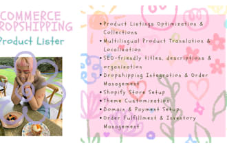 be your ecommerce and dropshipping business product lister