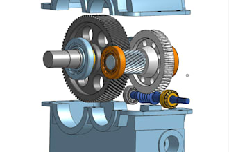 provide 3d cad modeling and fea simulation for mechanical parts