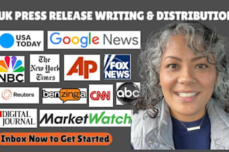 do UK press release writing, UK press release distribution and press release