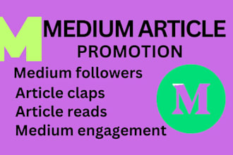 promote your medium article increase engagement and followers