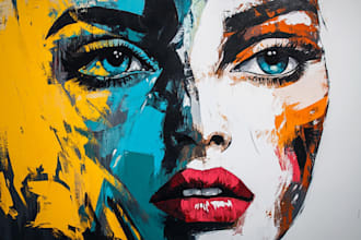 do illustration expresionism art, graffity, abstract