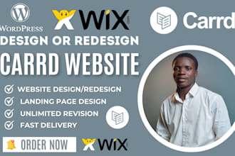 design carrd website redesign carrd website card website landing page wordpress