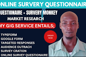 conduct your online survey with upto 500 real respondents