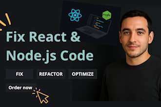 fix refactor and optimize your react or nodejs codebase