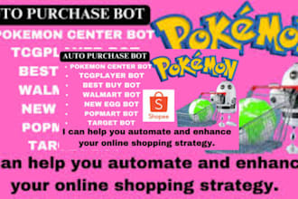 do pokemon bot, auto purchase bot, tcgplayer bot, auto buying bot
