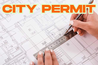 review and stamp texas stamp,  florida stamp for city permits