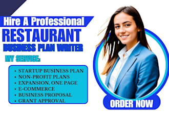 develop restaurant business plan, food dispatch, trucking business plan