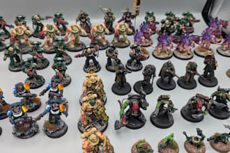 paint your warhammer or age of sigmar infantry miniatures