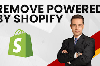 remove powered by shopify and add trust badge on product page