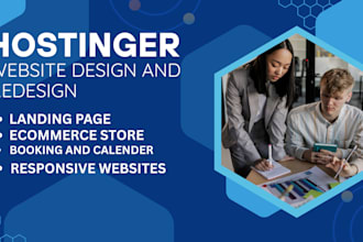 hostinger website design wordpress website on godaddy, bluehost woocommerce