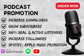 do organic spotify apple music podcast promotion christian podcast promotion ads