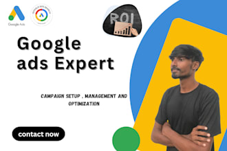 create and optimize google ads PPC campaigns for maximum ROI