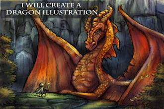draw a detailed, amazing dragon or fantasy creature