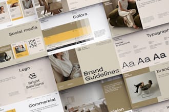 design corporate presentation and flyers