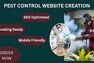 build a professional pest control, hvac, or service business wordpress website