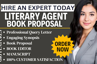 find active literary agents write a query letter, synopsis, and book proposal