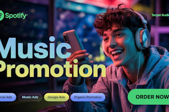do organic spotify album  promotion spotify music track promotion, spotify music