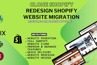 clone shopify store redesign migrate shopify store shopify clone