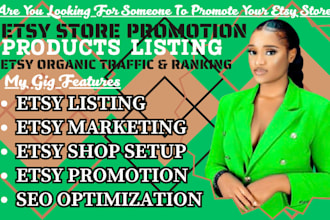 promote etsy shop etsy product listing etsy sales and etsy optimization