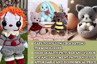 adorable knit and crochet your custom pieces with shipment