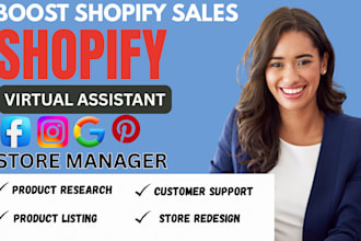 be shopify virtual assistant do shopify marketing manager boost shopify sales