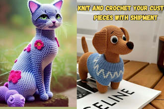 test your written crochet pattern and send you photos with comment