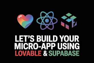 build react next js using bolt, lovable, vo, cursor ai, shadcn ui, supabase