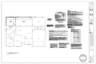 draw florida architectural floor plan site plan, adu garage permit stamp mep