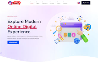 design wordpress landing page with elementor, sales funnel and website