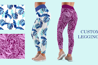 design trendy yoga pants and leggings