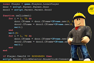 script full roblox game for you as a experienced scripter