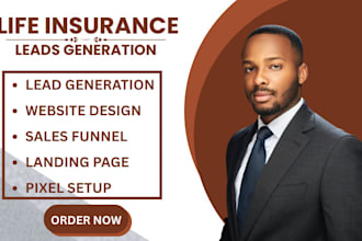 life insurance leads life insurance landing page website final expense leads