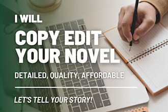 copy edit your novel