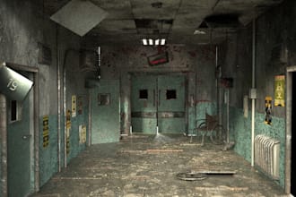 create 3d environments for your games with aaa quality model