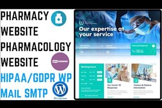do pharmacy website medical website woocommerce  website pharmacology
