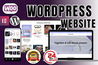 build a responsive woocommerce wordpress store with elementor pro and SEO