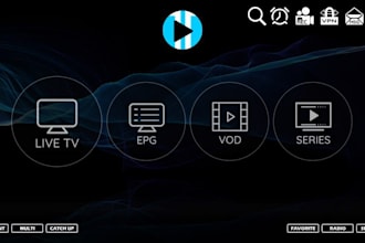 rebrand android iptv app, xciptv, ibo player sparkle tv with admin panel