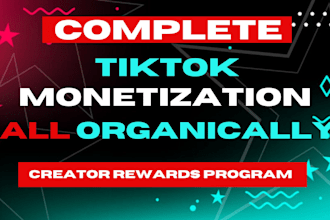run organic tiktok growth, effective tiktok ads and monetization