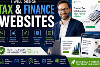 tax website finance website tax logo bookkeeping website income tax landing page